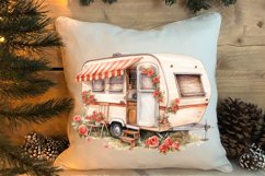 Watercolor Caravan Clipart, Caravan Clipart, Caravan Product Image 4