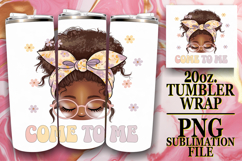 Sweet adventures 20oz tumbler wrap, Praying Woman Product Image 1