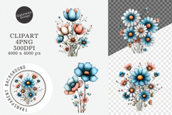 Flowers Arrangements Clipart Product Image 1