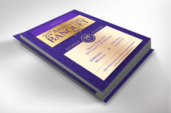 Purple Elegant Church Anniversary Banquet Flyer Canva Templa Product Image 6