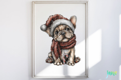 Whimsical Christmas Dogs Clipart Product Image 3