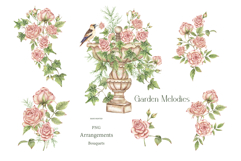Watercolor Garden Melodies Collection Bundle Product Image 4