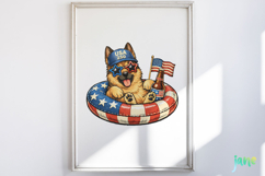 Patriotic Dog Collection PNG Product Image 2