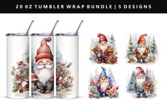 Gnome 20oz Tumbler Wrap | Sublimation PNG Bundle Product Image 6
