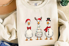 Christmas Goose Sublimation, Christmas Png Product Image 4