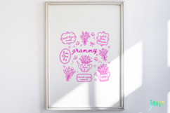 Cottagecore Floral Mama SVG PNG Product Image 2
