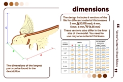 Laser Cut Bird Ornaments Bundle - Set of 5 Product Image 4