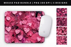 Heart Mouse Pad Design | Mouse Pad Sublimation PNG Product Image 1