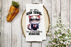 Funny Dish Towel Sublimation Bundle, Funny Kitchen Towel PNG Product Image 5