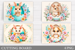 Easter Bunny Cutting Board. Easter Cutting Board Design Product Image 1