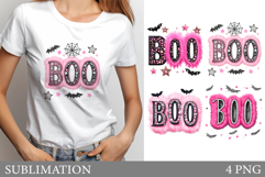 Boo T-Shirt Design. Boo Sublimation Product Image 1