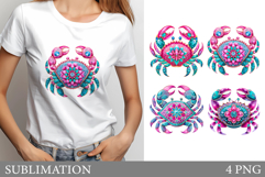 Crab T-Shirt Sublimation. Crab Sublimation Product Image 1