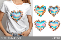 Sea T-Shirt Design. Sea Sublimation Product Image 1