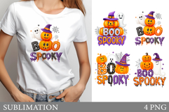 Halloween T-Shirt Design. Halloween Sublimation Product Image 1