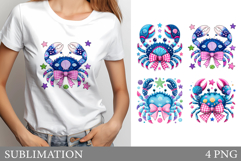 Crab T-Shirt Sublimation. Crab Sublimation Product Image 1
