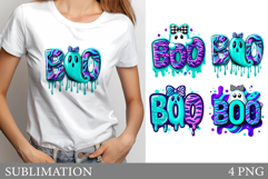 Boo T-Shirt Design. Boo Sublimation Product Image 1