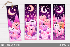 Halloween Pumpkin Bookmark. Halloween Bookmark Printable Product Image 1