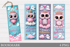 Halloween Owl Bookmark Printable. Halloween Bookmark Design Product Image 1
