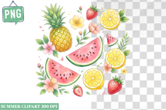 Summer Whimsical Clipart,Summer png,Beach Sublimation png Product Image 1