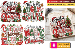Christmas Sublimation Designs,Christmas Png,Christmas Design Product Image 1