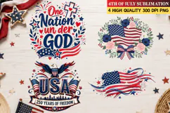 American Sublimation Designs,4th of july Sublimation Product Image 1