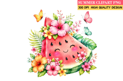 Summer Whimsical Clipart,Summer png,Beach Sublimation png Product Image 1