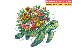 Summer Whimsical Clipart,Summer png,Beach Sublimation png Product Image 1