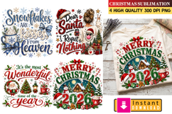 Christmas Sublimation Designs,Christmas Png,Christmas Design Product Image 1
