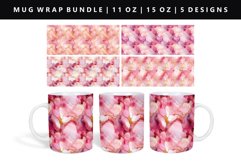 Alcohol Ink 11oz, 15oz Mug Sublimation | Mug Wrap PNG Product Image 1