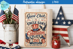 USA 250 years, 4th of july Sublimation PNG Product Image 1