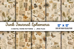 Junk Journal Ephemera Kit JPG Product Image 1