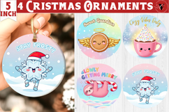 Cute Christmas ornament bundle| Kawaii Pink Xmas Product Image 5