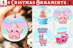 Cute Christmas ornament | Kawaii Pink Xmas Product Image 1