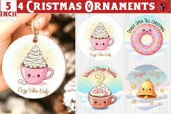 Cute Christmas ornament | Kawaii Pink Xmas Product Image 1
