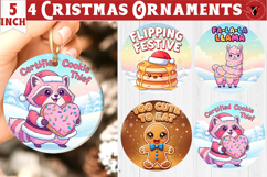 Cute Christmas ornament bundle| Kawaii Pink Xmas Product Image 16
