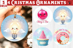 Cute Christmas ornament | Kawaii Pink Xmas Product Image 1