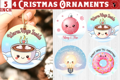 Cute Christmas ornament | Kawaii Pink Xmas Product Image 1