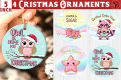 Cute Christmas ornament | Kawaii Pink Xmas Product Image 1