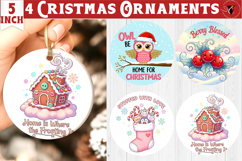 Cute Christmas ornament | Kawaii Pink Xmas Product Image 1