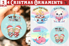 Cute Christmas ornament | Kawaii Pink Xmas Product Image 1