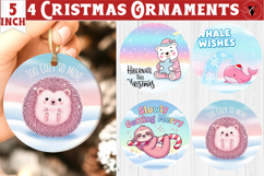 Cute Christmas ornament bundle| Kawaii Pink Xmas Product Image 8