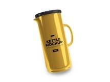 Metallic Kettle 3D Mockup Template Bundle Product Image 5