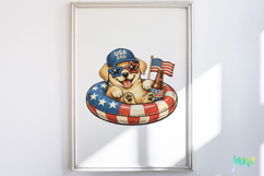 Patriotic Dog Collection PNG Product Image 2