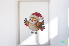 Latch Hook Yarn Christmas Clipart Product Image 2