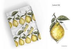 Acrylic Lemon Pattern, Frames, Elements Product Image 6