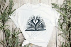 Love Book Sublimation Clipart Product Image 3