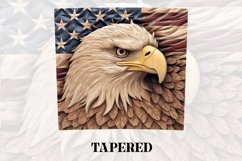 3D Eagle Tumbler Wrap | 3D Patriotic Tumbler Wrap Product Image 3