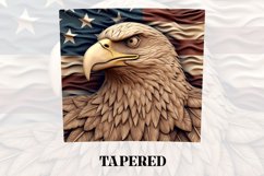 3D Eagle Tumbler Wrap | 3D Patriotic Tumbler Wrap Product Image 3