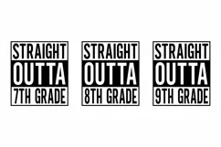 Straight Outta SVG Files| Pre-k Preschool Kindergarten Product Image 5