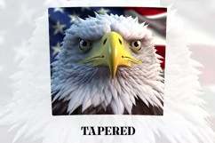 3D Eagle Tumbler Wrap | 3D Patriotic Tumbler Wrap Product Image 3